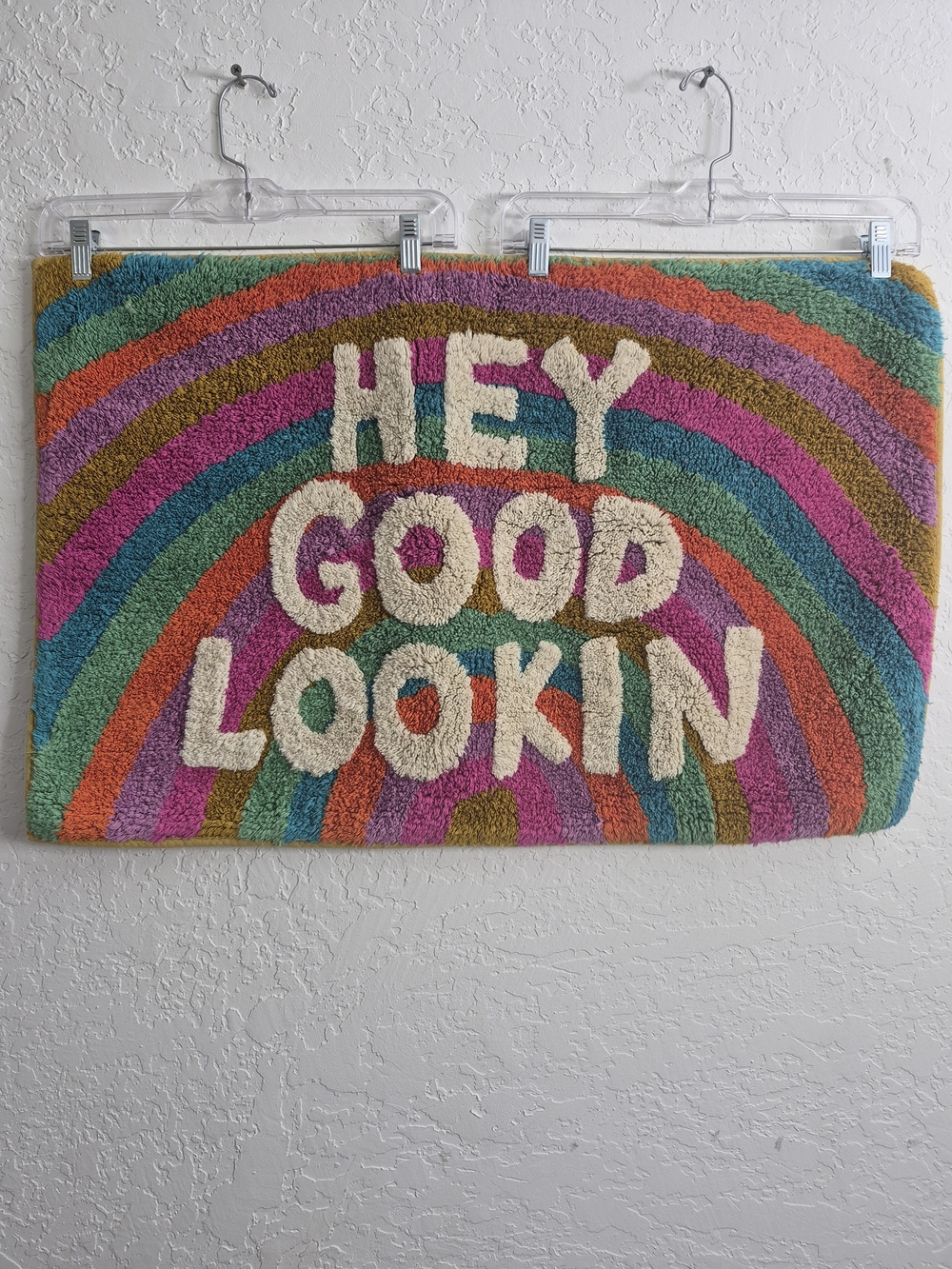 Natural Life Hey Good Lookin' Rainbow Bath Mat - Multicolor - Picture 6 of 6